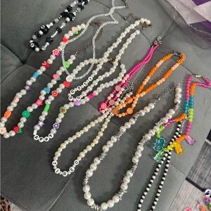 Colorful Beaded Necklace Set